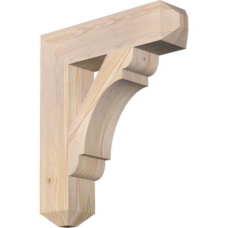 Ekena Millwork Olympic Craftsman Smooth Bracket, Douglas Fir, 5 1/2"W x 24"D x 28"H BKT06X24X28OLY04SDF